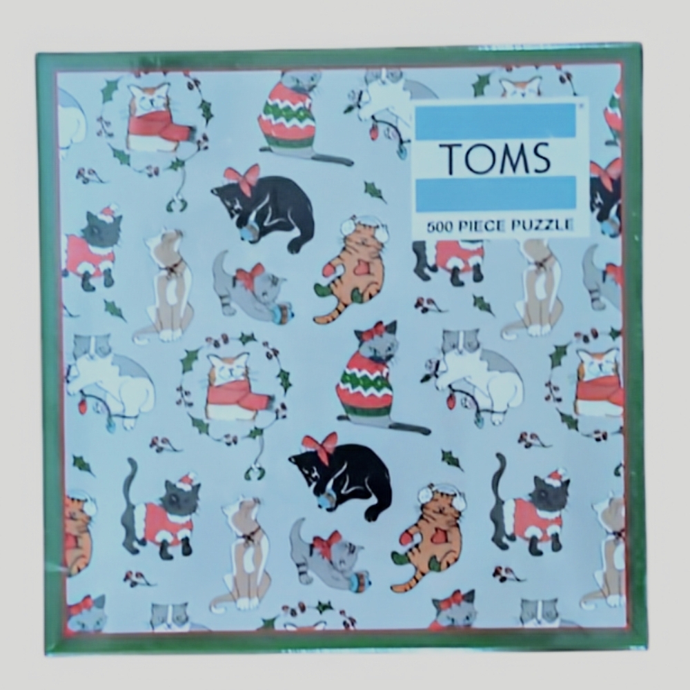 TOMS Holiday Cats Puzzle – 500 Pieces
